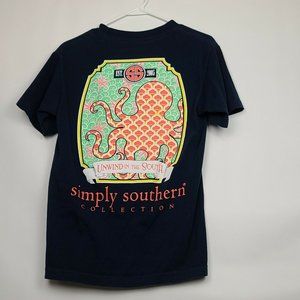 Simply Southern Women's SZ:S Peach Octopus